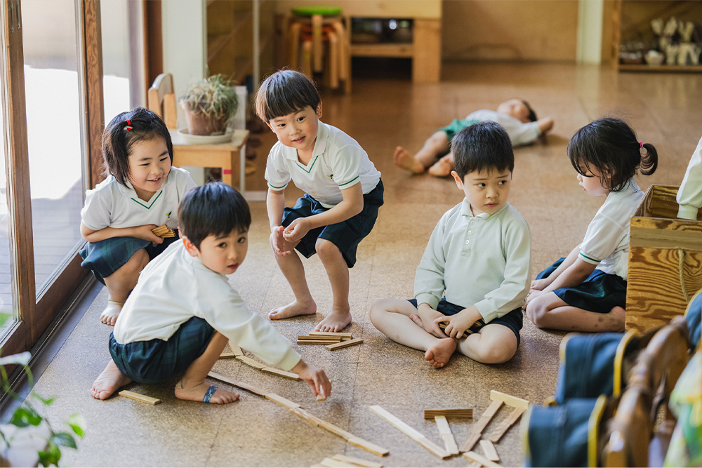 預かり保育！幼稚園の中でも遅くまで預かります。