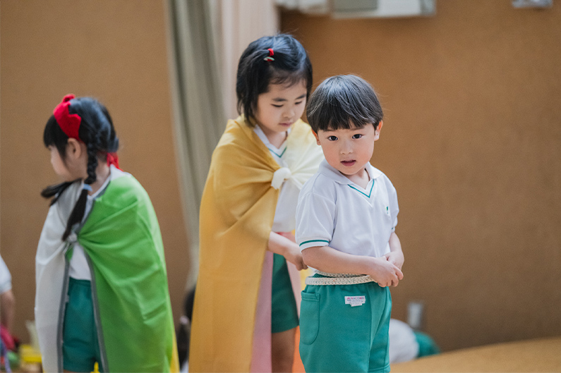 なおび幼稚園はいま大切なことを、いま育てていく幼稚園です。